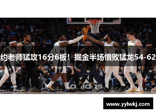 约老师猛攻16分6板！掘金半场惜败猛龙54-62